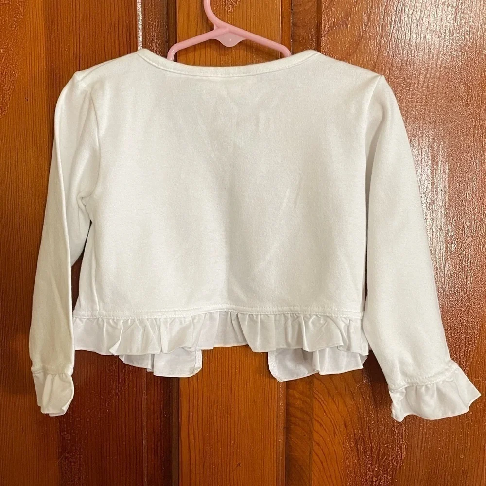 90s/Y2K Carter’s Cardigan Embroidered Floral with Tie Size 3T